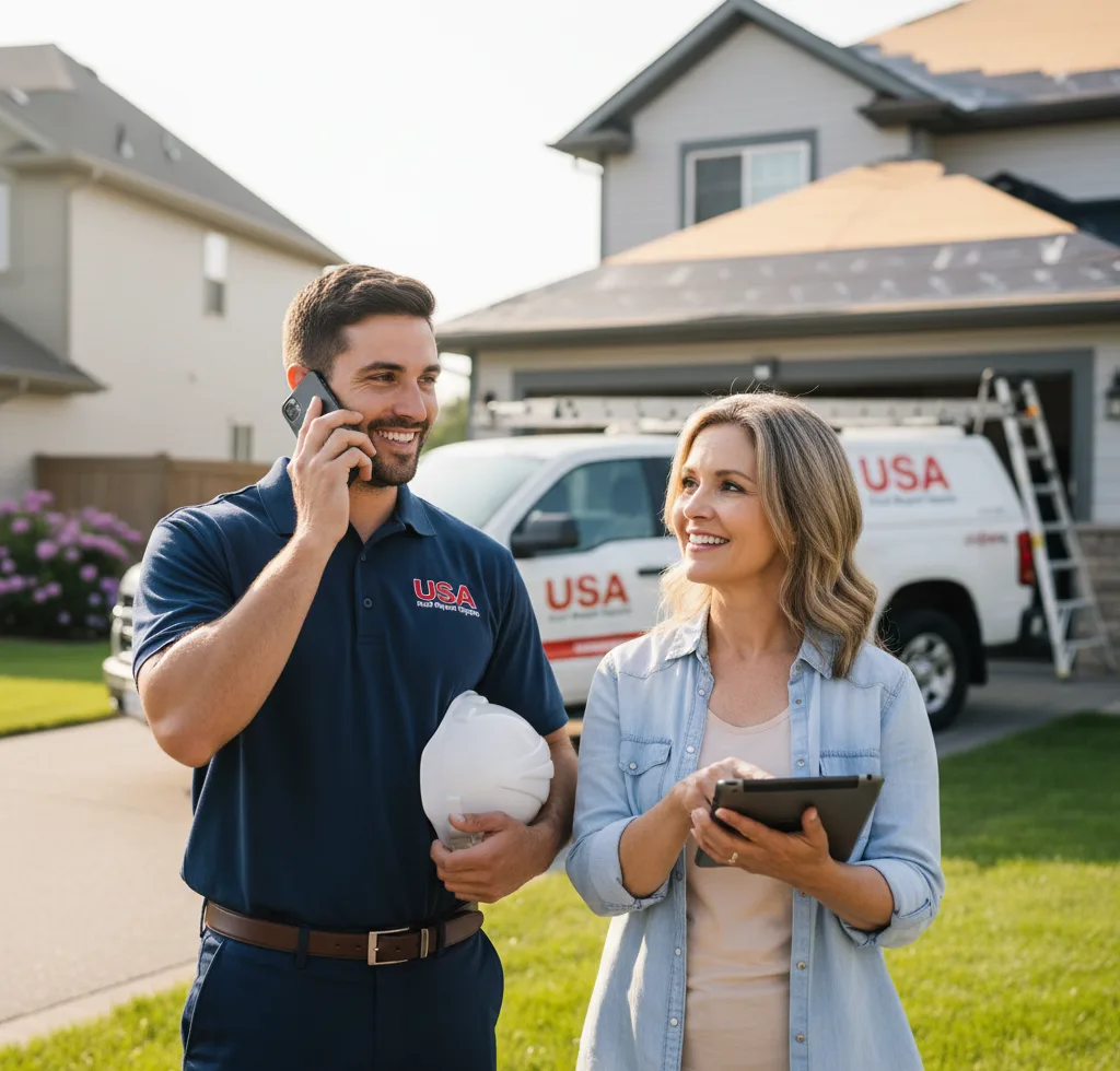 USA Roof Repair Experts customer support in Osage City